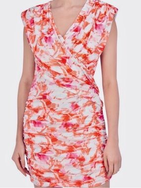 BCBG Ruched Bodycon — Size XL — NWT